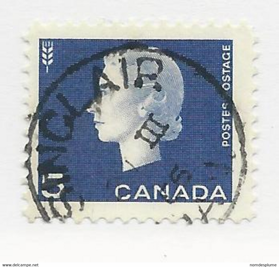 32697) Canada Postmark Cancel Manitoba MB Sinclair - Histoire Postale