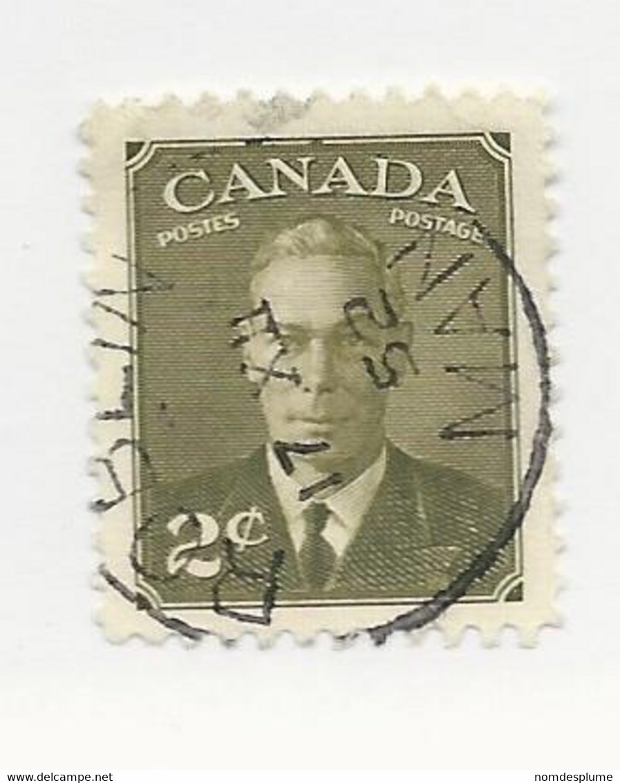 32708) Canada Postmark Cancel Manitoba MB Roblin - Histoire Postale