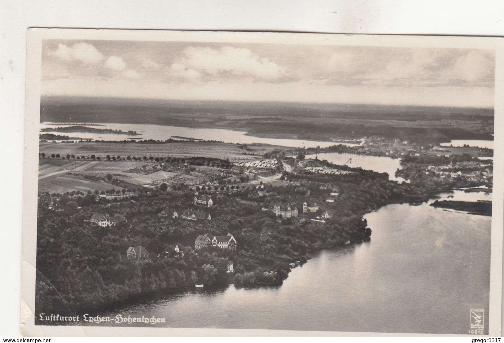 B1246) LYCHEN - HOHENLYCHEN - Alte LUFTBILD AK 14.6.1938 - Lychen