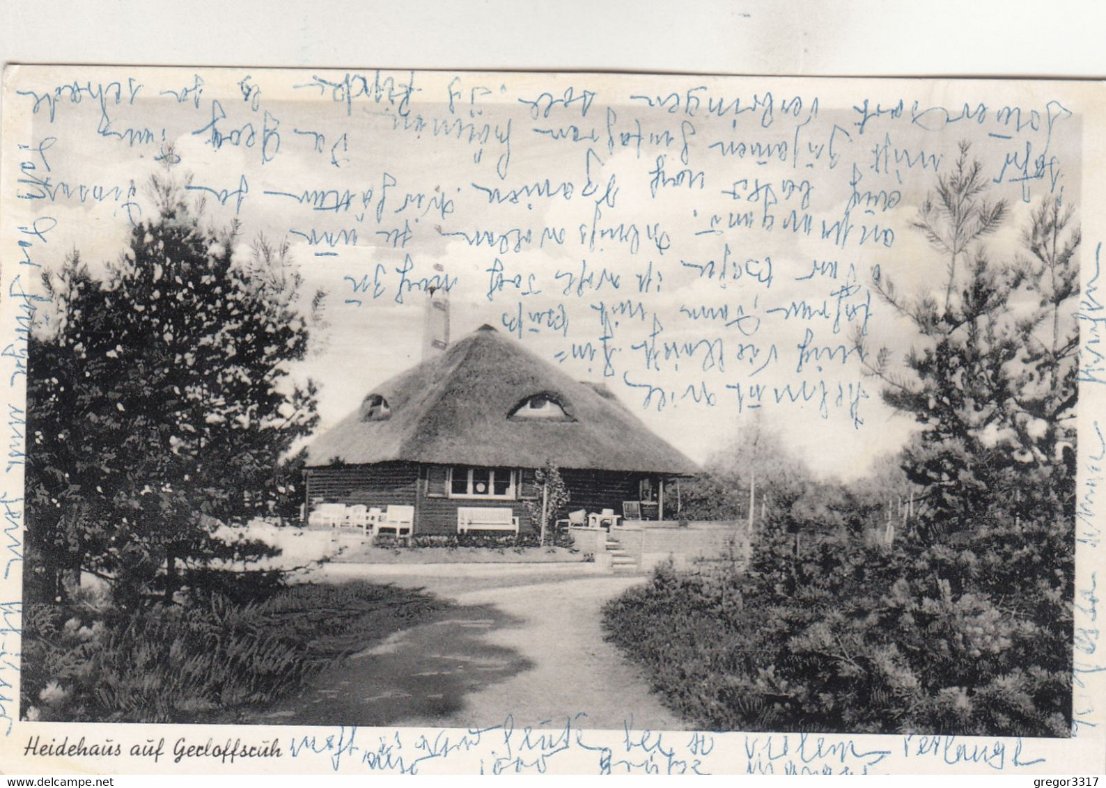 B1251) Heidehaus Auf GERLOFFSRUH - WINKEL Bei GIFHORN - Eysselheideweg 42 - Tolle Alte AK - Gifhorn