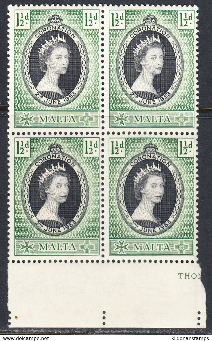 Malta 1953 Coronation, Mint No Hinge, Sc# 241 - Malta