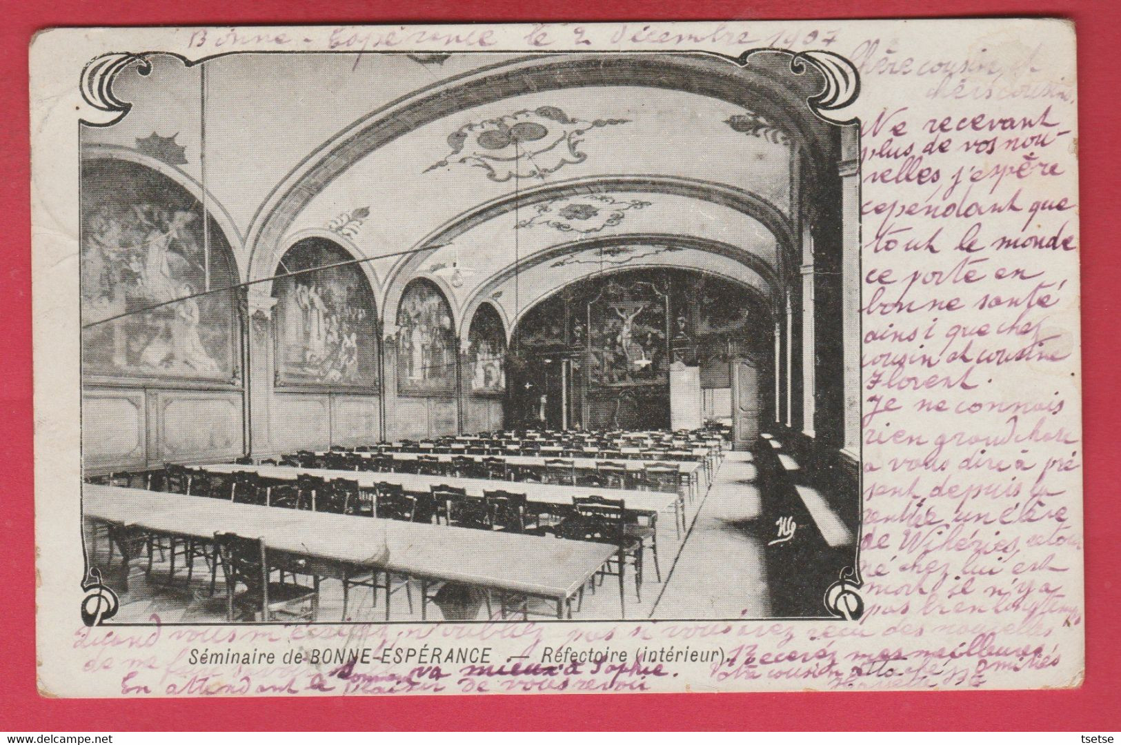 Séminaire De Bonne-Espérance - 4 Cartes Postales  ( Voir Verso ) - Estinnes