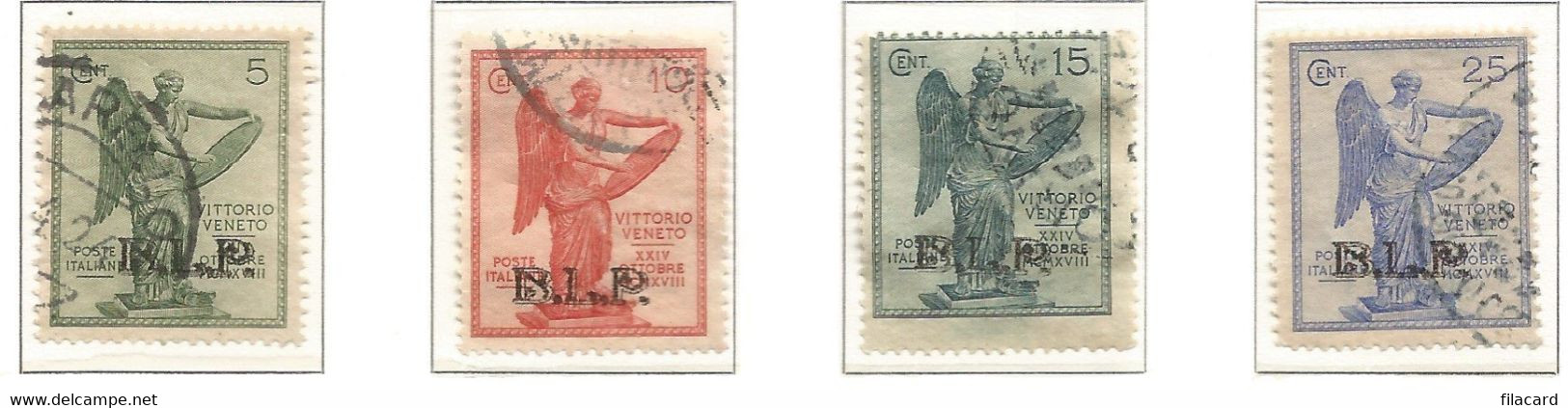 Italia Italy Italien Italie 1922 BLP  Vittorio Veneto   B.L.P.  Serie Usati Non Emessi - Francobolli Per Buste Pubblicitarie (BLP)