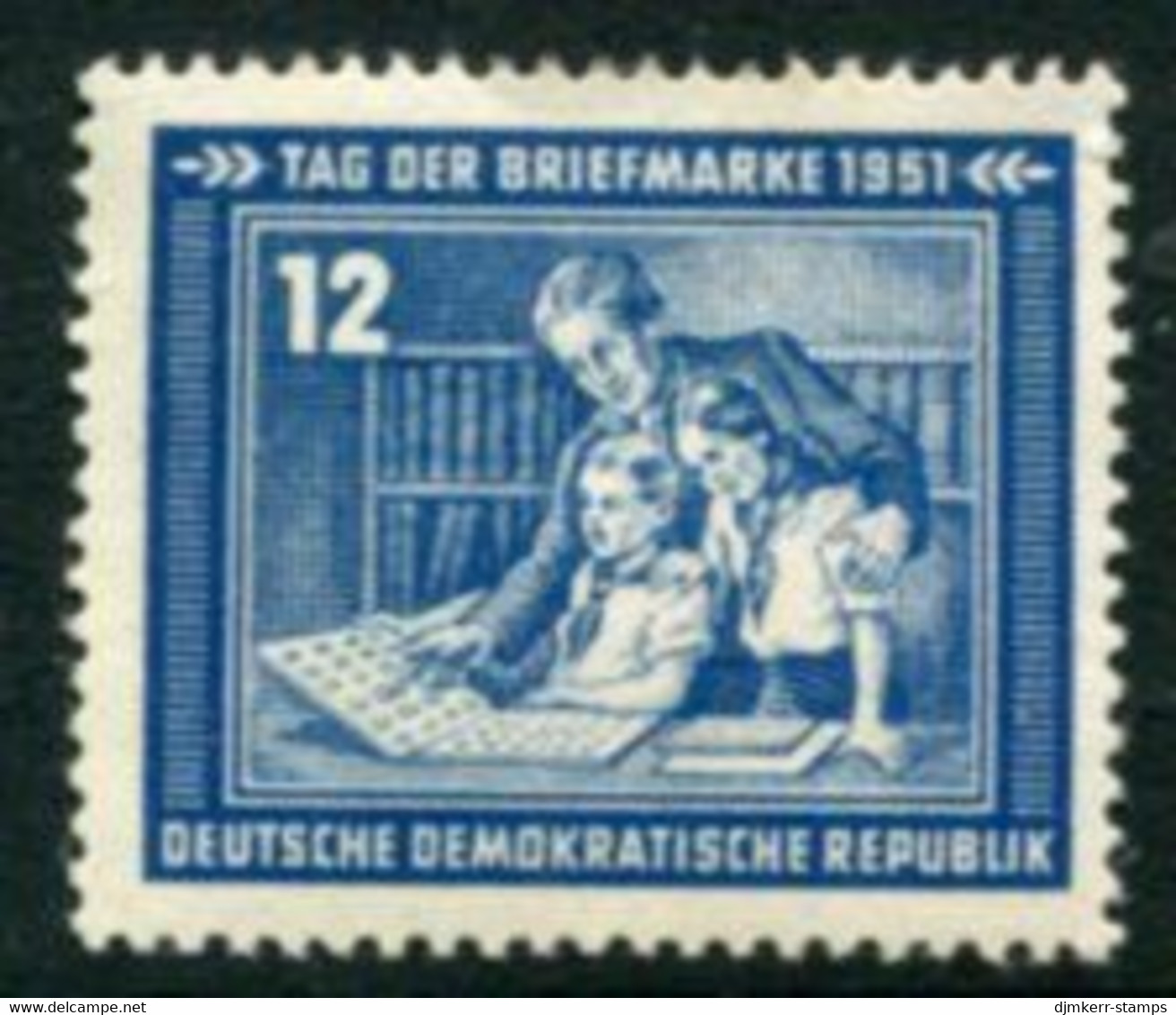 DDR 1951 Stamp Day MNH / **.   Michel 295 - Ungebraucht