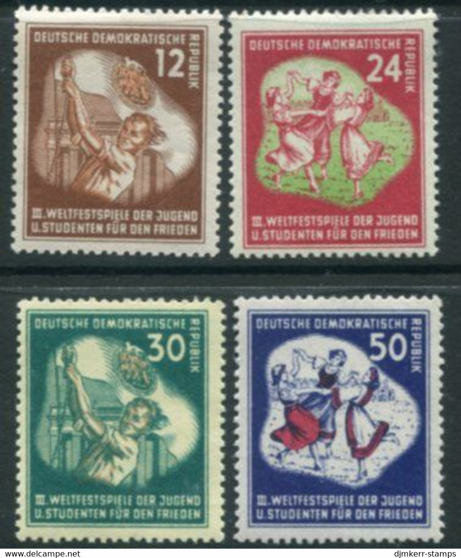 DDR 1951 Youth And Student Festival MNH / **.   Michel 289-92 - Unused Stamps