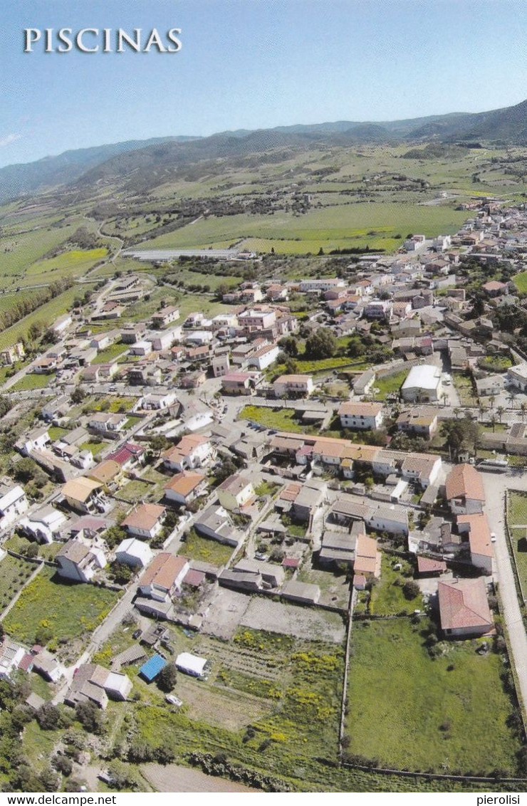 (V391) - PISCINAS (Sud Sardegna) - Panorama Dall'aereo - Iglesias