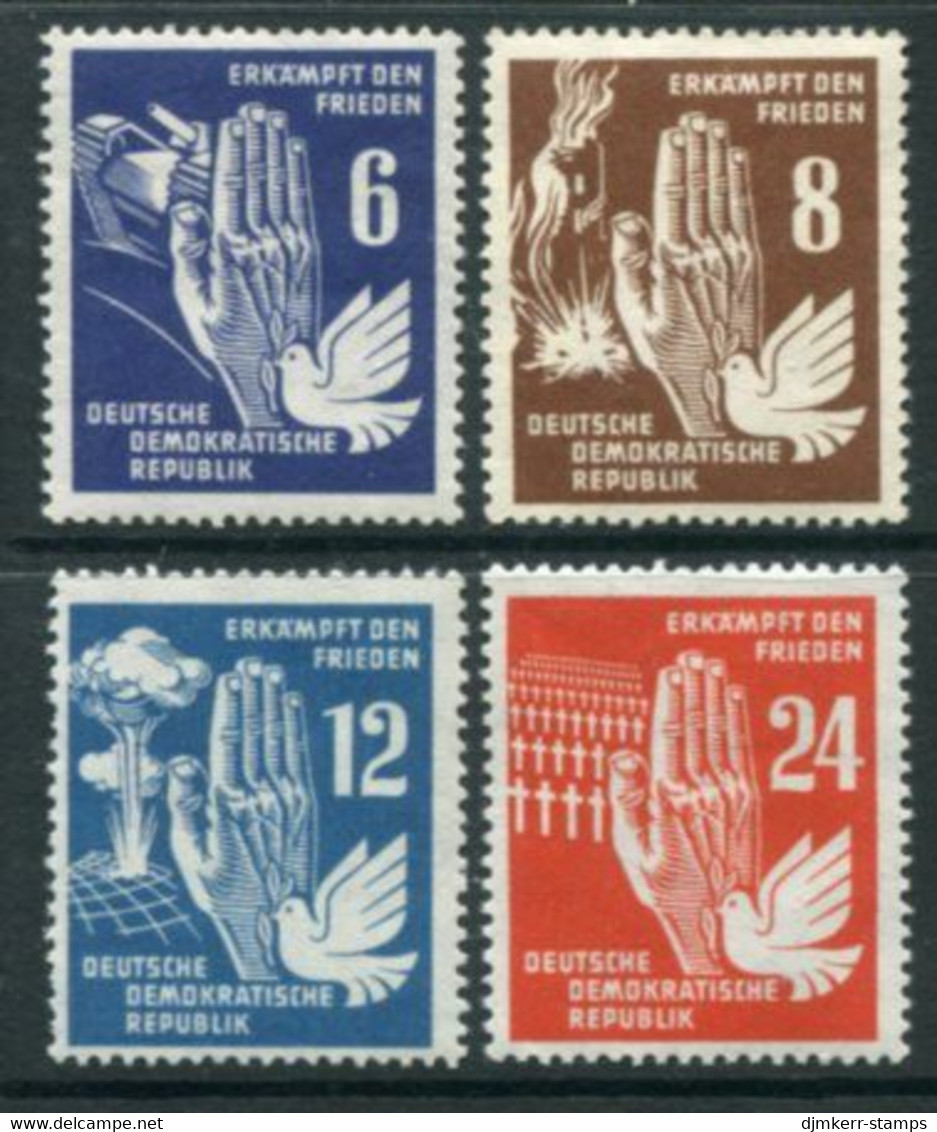 DDR / E. GERMANY 1950 Peace MNH / **.  Michel  276-79 - Ungebraucht