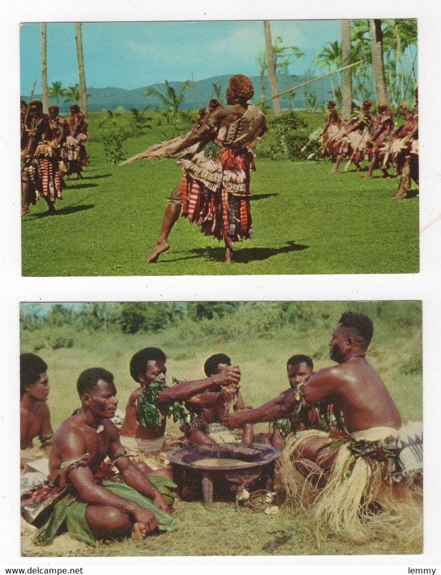 0CÉANIE - FIJI - FIDJI - SPEAR DANCE  - DRINK KAWA - YANQONA CEREMONY - - Fidji