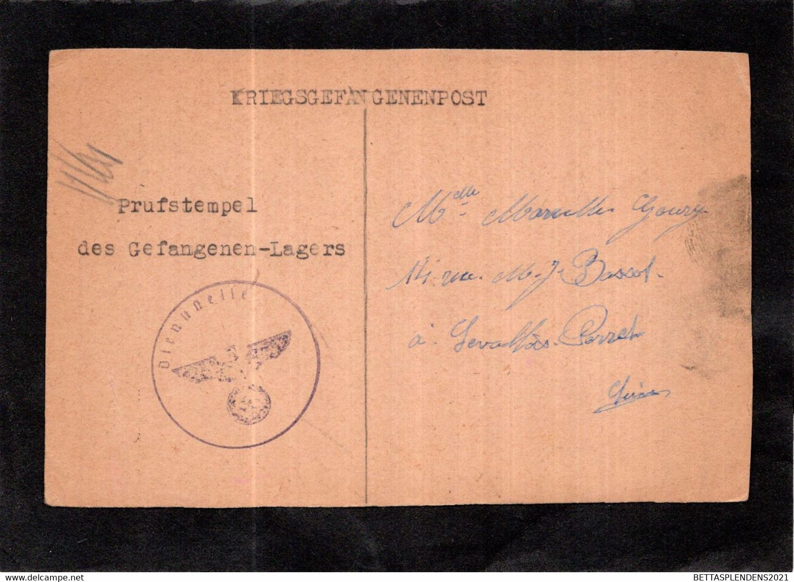 Courrier Prisonnier De Guerre - KRIEGSGEFANGENENPOST - Oorlog 1939-45