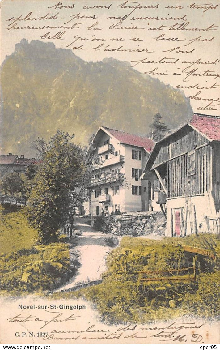 SUISSE - SAN48462 - Novel Sur St Gingolph - Saint-Gingolph