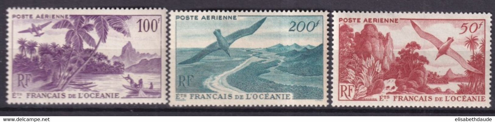 OCEANIE - 1948 - AERIEN YVERT N°26/28 ** MNH ! - COTE = 133 EUROS - - Unused Stamps