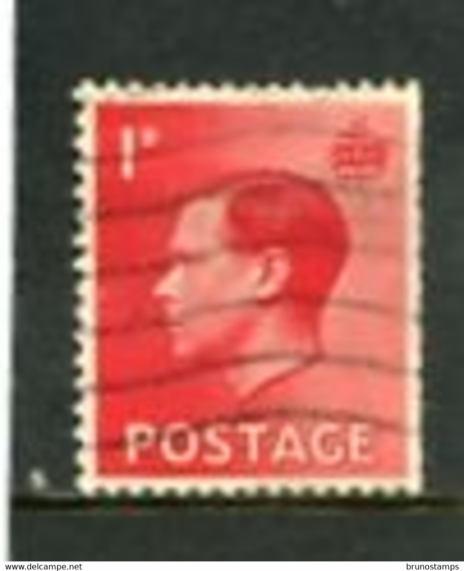 GREAT BRITAIN - 1936  1d   EDWARD VIII  INVERTED WMK  FINE USED - Used Stamps