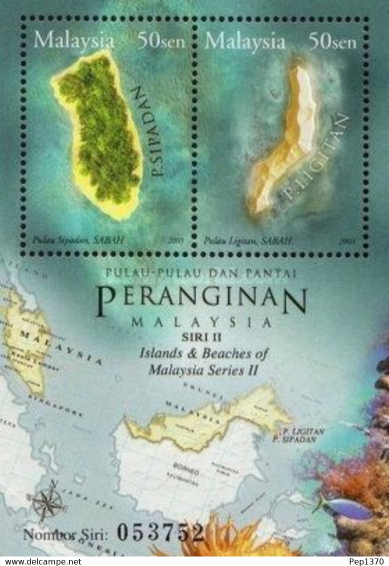 MALASIA 2003 - MALAYSIA - ISLAS DE MALASIA - YVERT HB-64** - Isole