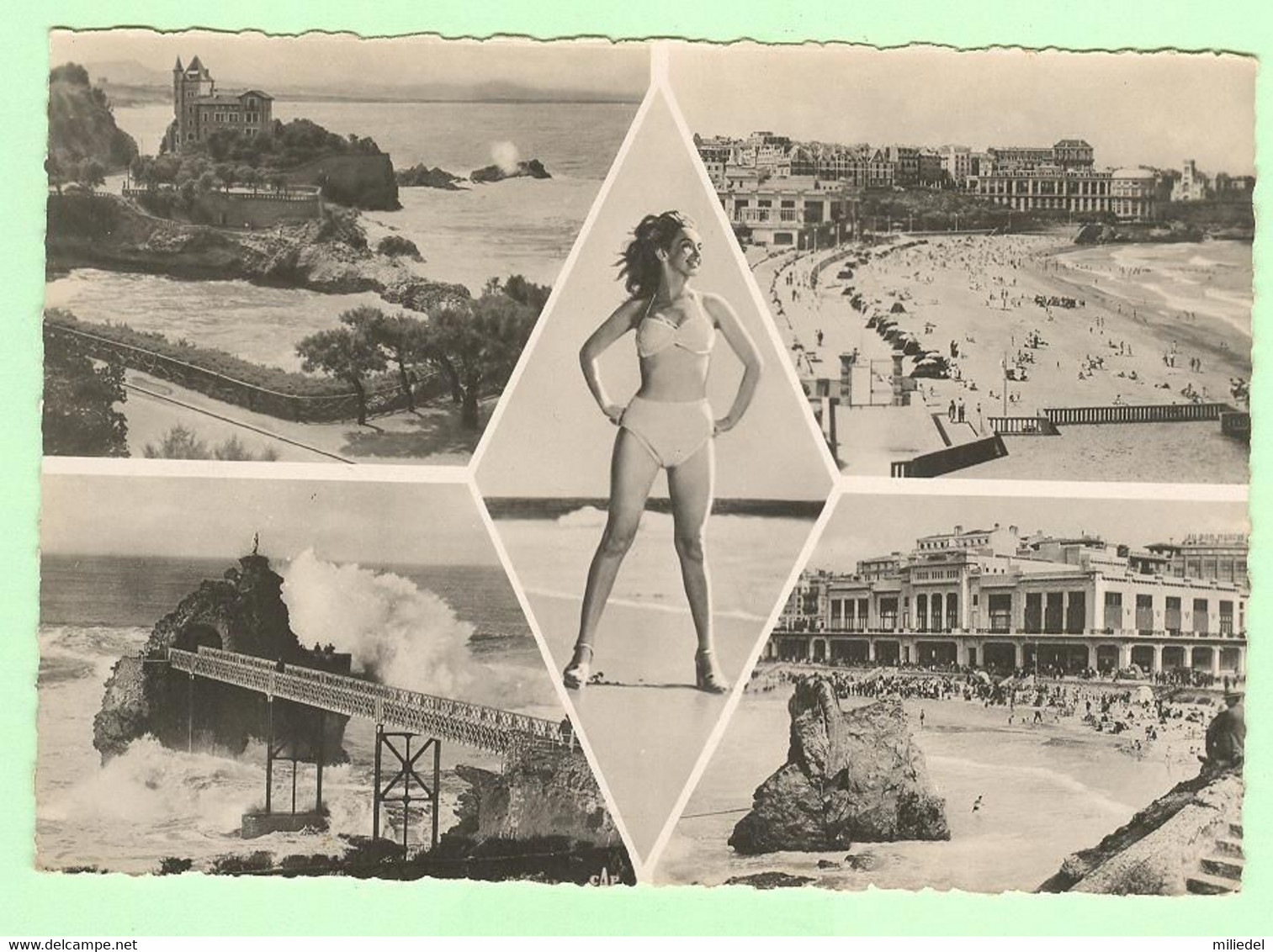 T946 - BIARRITZ - Multivues - Pin-up, Femme En Maillot De Bain, Sexy Women - Biarritz