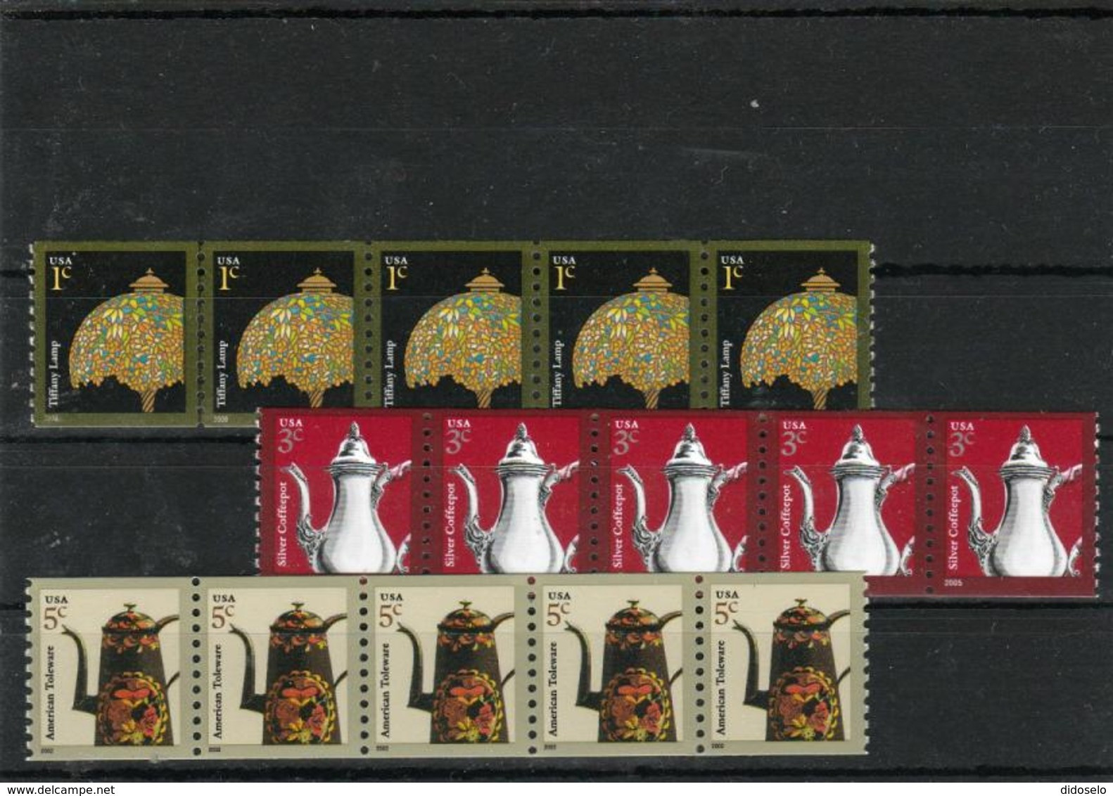 USA - Michel # 3580+4377+3976-- Strip Of 5-- With # S11111- MNH (**) - Roulettes (Numéros De Planches)