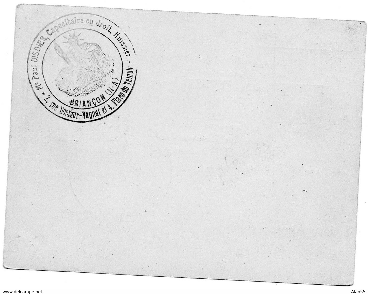 FRANCE.1944. "AMBULANCE CHIRURGICALE LOURDE/SERVICE DE SANTE/F.F.I."BRIANÇON (HAUTES ALPES). - Storia Postale