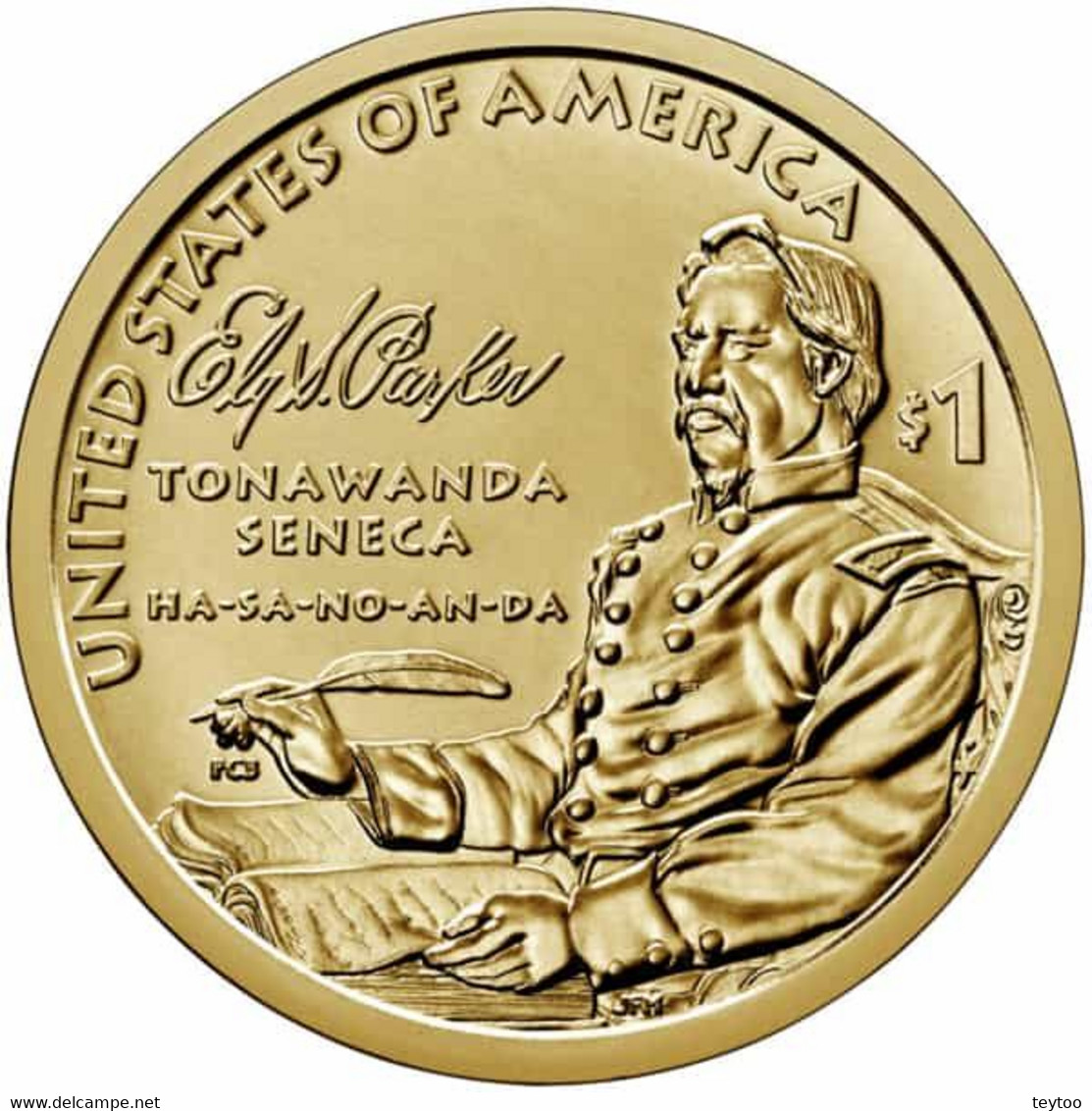 F0004# Estados Unidos 2022. 1$ Americanos Nativos - P (UNC) - 2000-…: Sacagawea