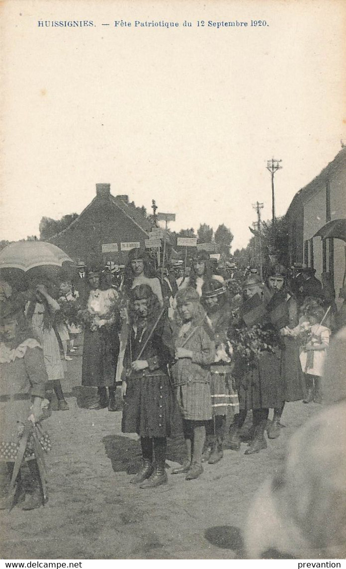 HUISSIGNIES - Fête Patriotique Du 12 Septembre 1920 - Chièvres