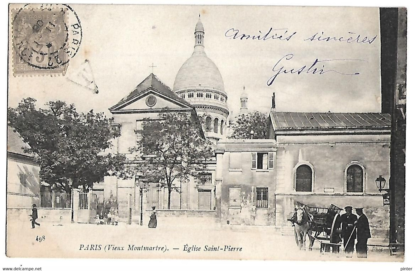 PARIS - Vieux MONTMARTRE - Eglise Saint Pierre - Arrondissement: 18