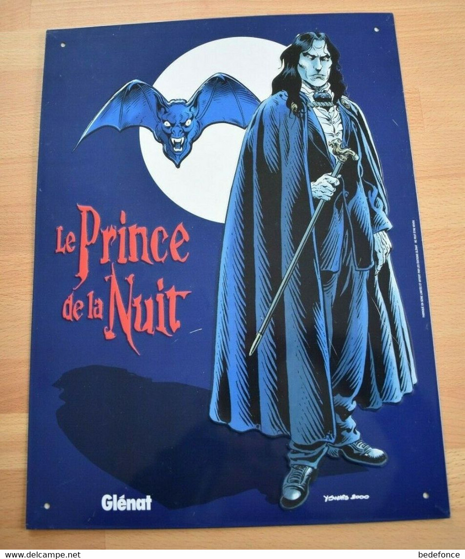 Prince De La Nuit (le) - De Swolfs - Glénat - Plaque Métal Embouti - Afiches & Offsets