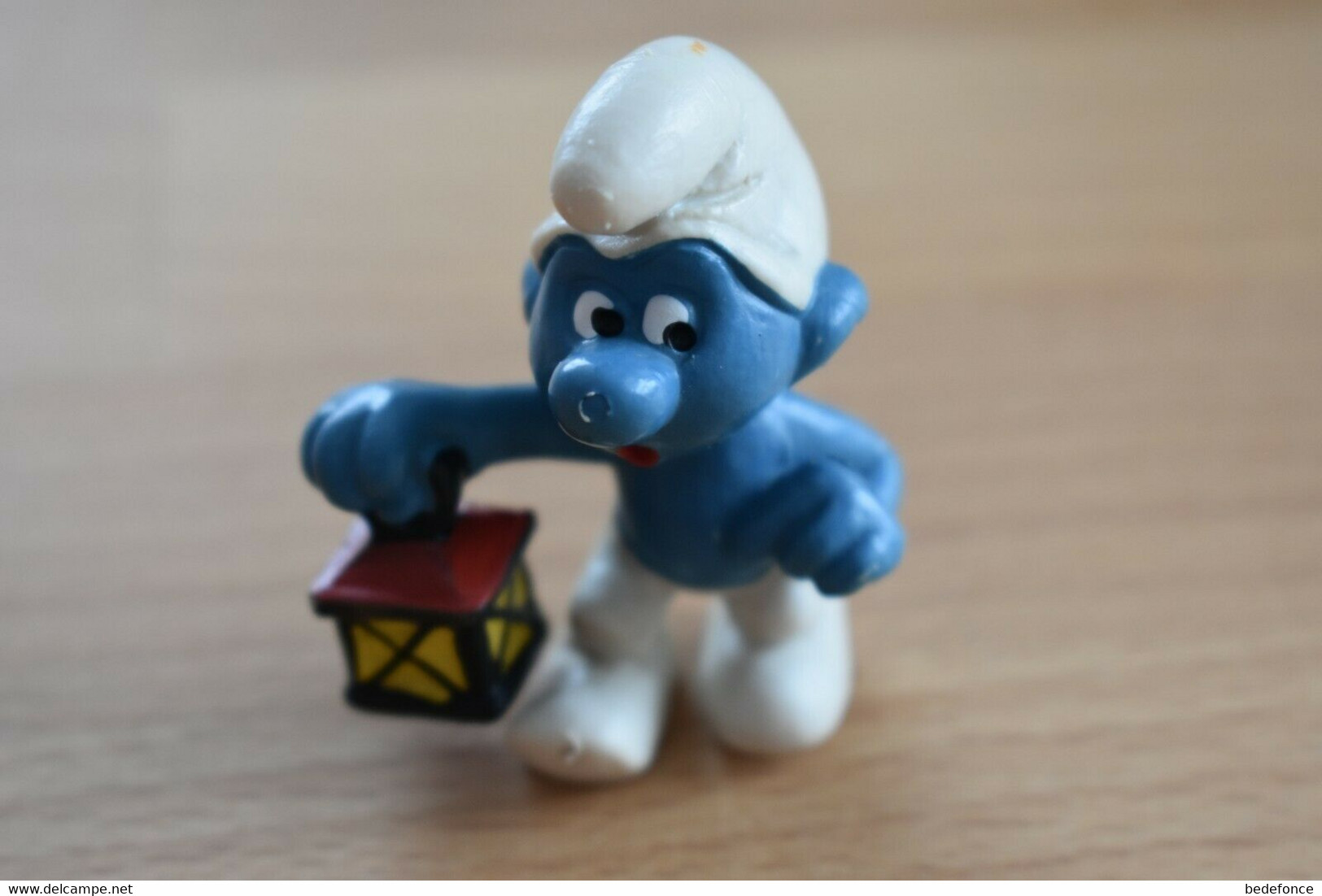 Schtroumpf, Smurf, Pitufo, Puffo, Schlumpf - Avec Lanterne, W Germany - N° 20024 - Figurines En Plástico