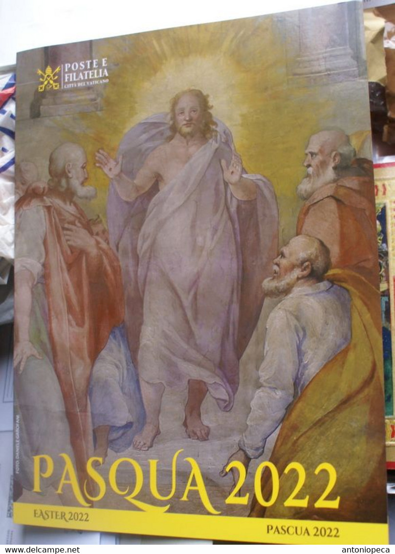 VATICAN 2022, OFFICIAL FOLDER "PASQUA 2022" - Unused Stamps