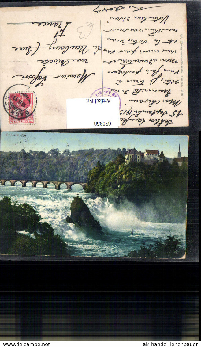 670958,Rheinfall Wasserfall Laufen-Uhwiesen Switzerland - Wiesen