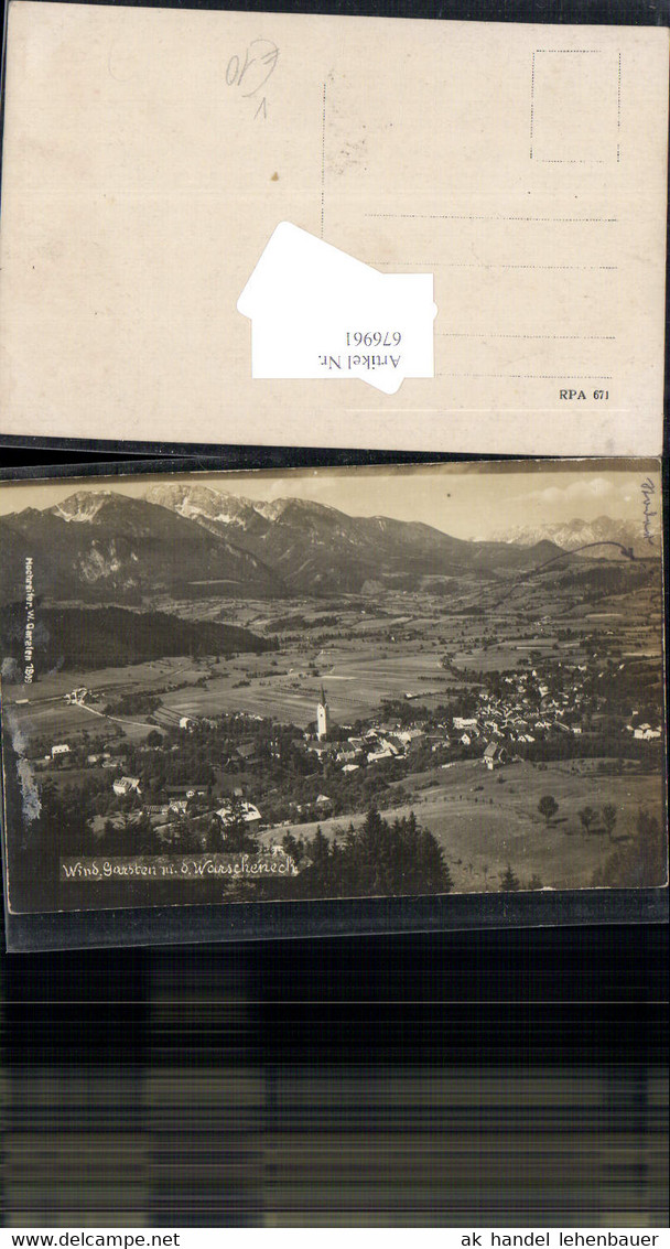 676961,Windischgarsten M. Pyhrgas Pub Hochreiter 1909 - Windischgarsten