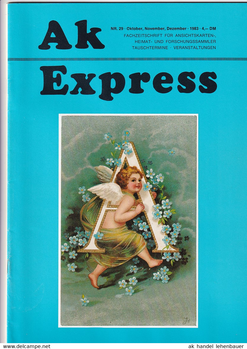 Ak Express Fachzeitschrift Für Ansichtskarten Zeitschrift Nr. 29 1983 - Hobby & Sammeln