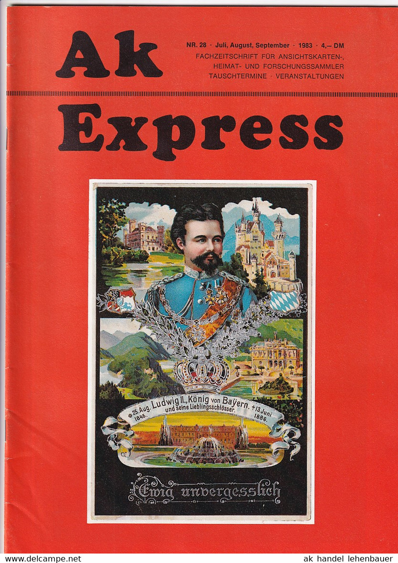 Ak Express Fachzeitschrift Für Ansichtskarten Zeitschrift Nr. 28 1983 - Tempo Libero & Collezioni