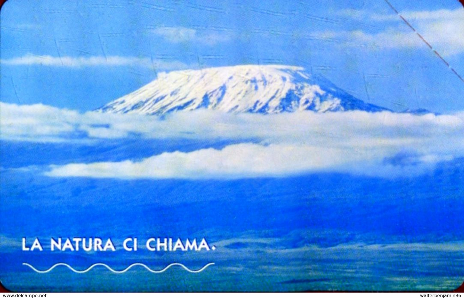 G 1596 98 C&C 3794 SCHEDA TELEFONICA NUOVA MAGNETIZZATA LA NATURA CI CHIAMA KILIMANJARO - Erreurs & Variétés