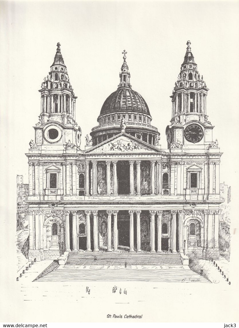 ANTICO DISEGNO - ST. PAULS CATHEDRAL - LONDON - Other Plans