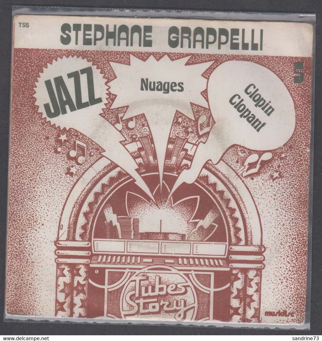 Disque Vinyle 45t - Stéphane Grappelli - Nuages - Jazz