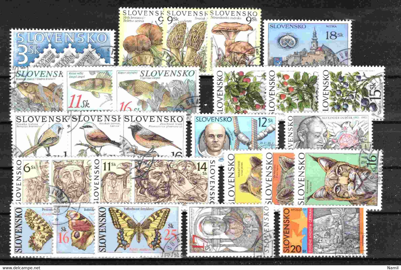 Slovaquie 1994-2002 Mi 230 Ex, Obliteré, Timbres De BF - Collections, Lots & Séries