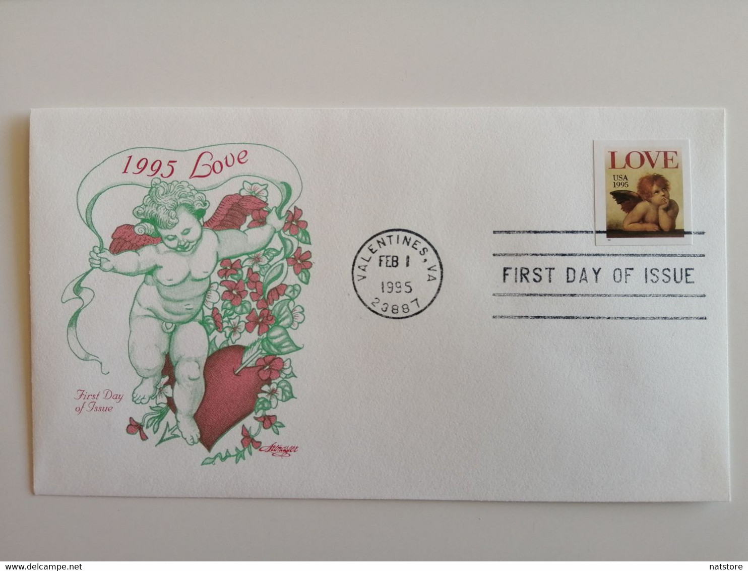 1995..USA.. FDC WITH STAMP AND POSTMARKS..LOVE - 1991-2000