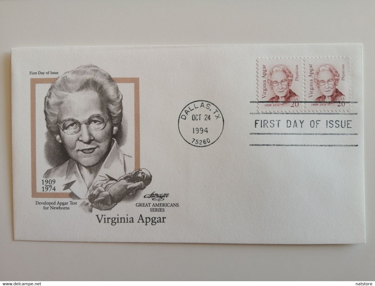 1994..USA.. FDC WITH STAMPS AND POSTMARKS..VIRGINIA APGAR - 1991-2000