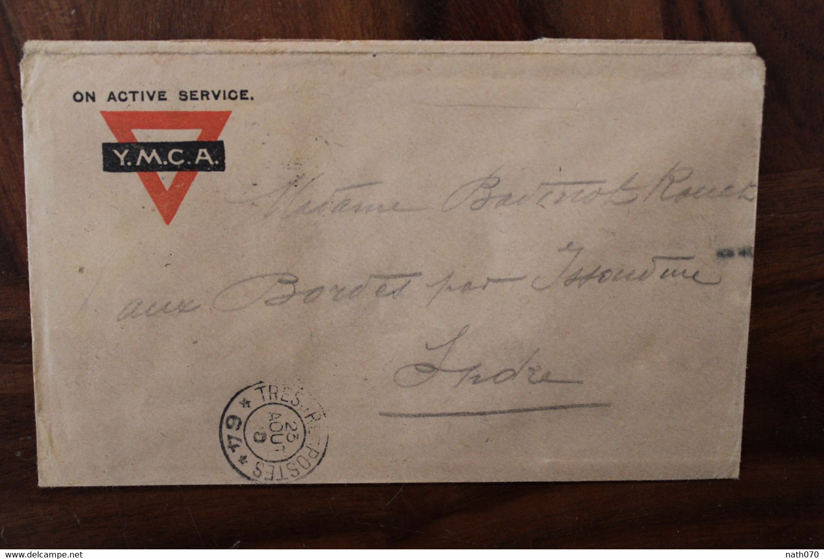 1915 On Active Service YMCA Cover Ww1 Wk1 SP 64 Secteur Postal Belgie Belgique Armée - Armée Belge