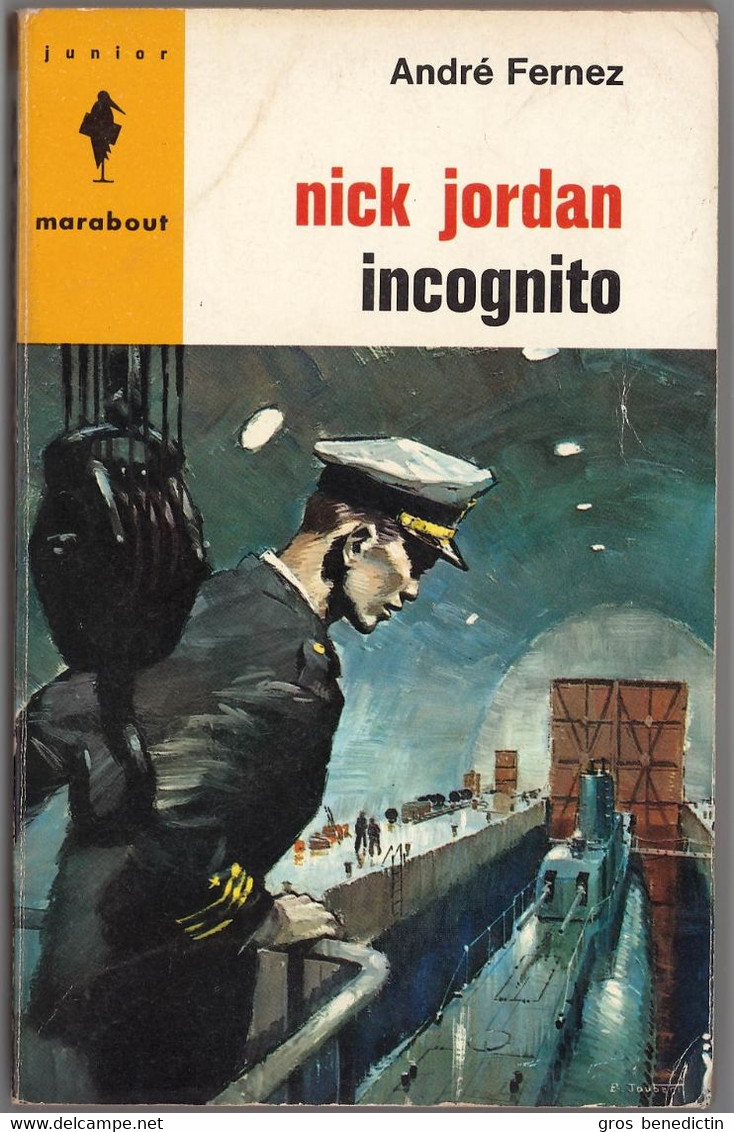 Marabout Junior N°264 - Série Nick Jordan - André Fernez - "Nick Jordan Incognito" - 1963 - #Ben&Mar&JuPock&NJ - Marabout Junior