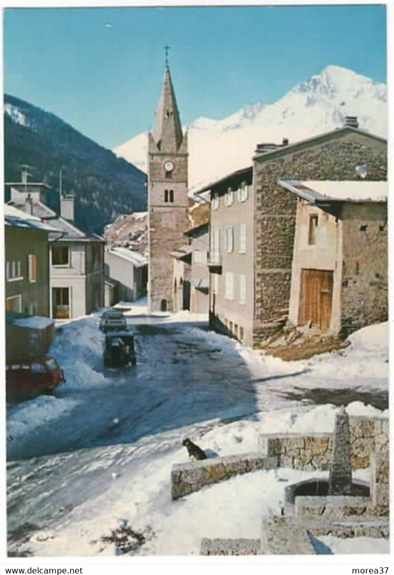 VAL CENIS  L'église Et La Dent Parachée - Val Cenis