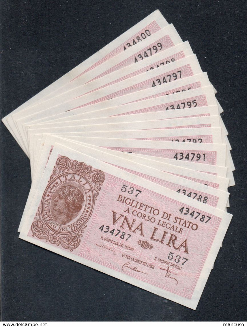 UNA LIRA 1944 DI CRISTINA - CAVALLARO - PARISI - FDS - Italië – 1 Lira