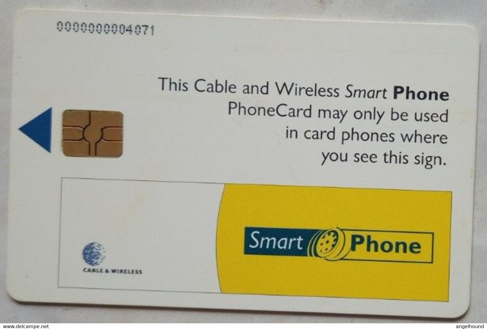 Barbados $10 Chip Card Cable And Wireless Smart Phone - Barbados