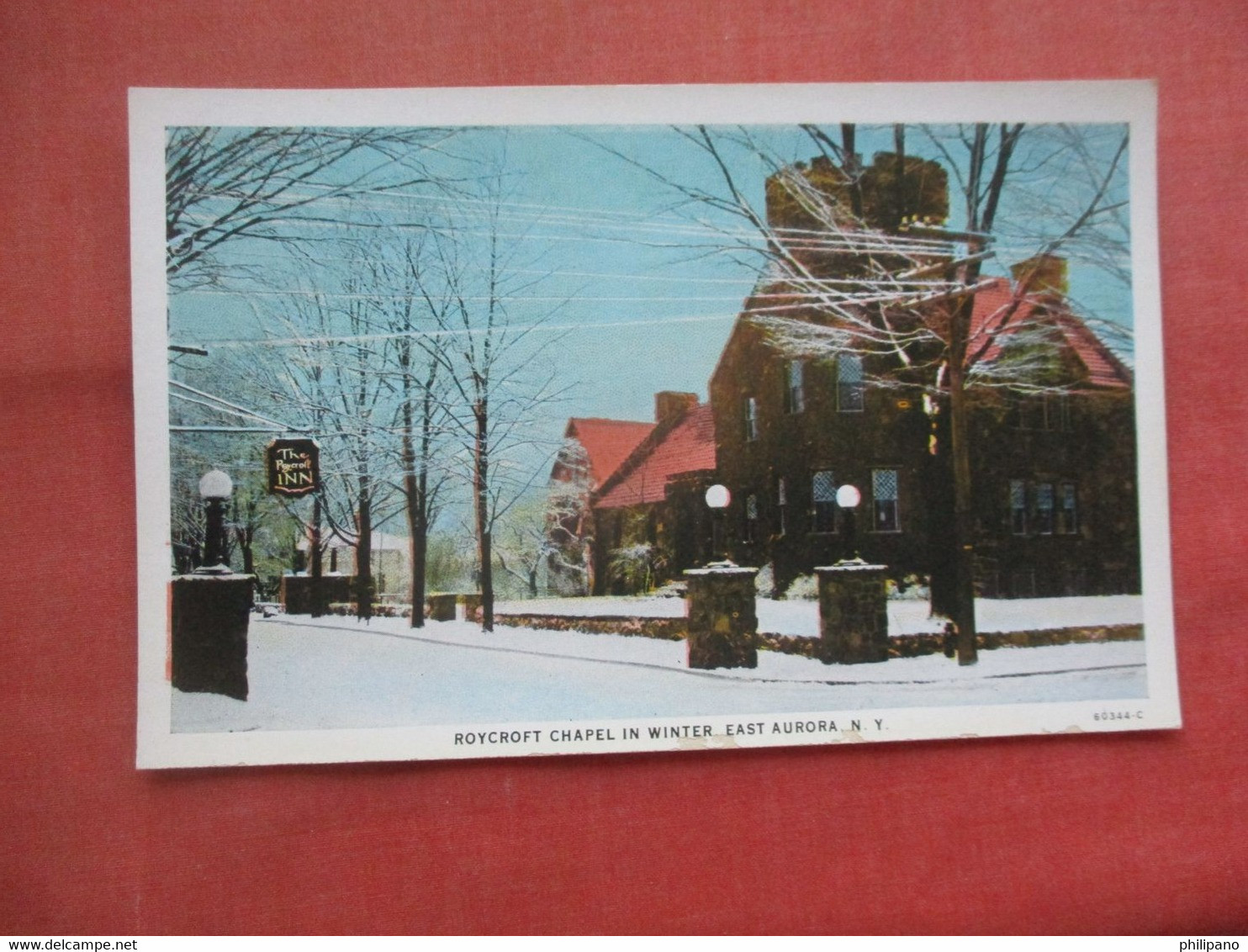 Roycroft Chapel In Winter      East Aurora - New York       Ref 5591 - Adirondack