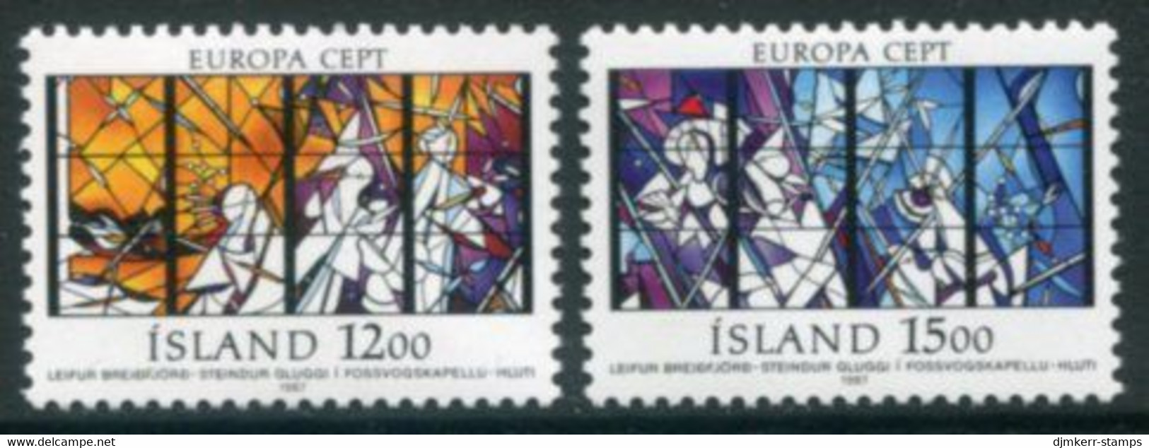 ICELAND 1987 Europa: Architecture MNH / **.  Michel 665-66 - Ongebruikt