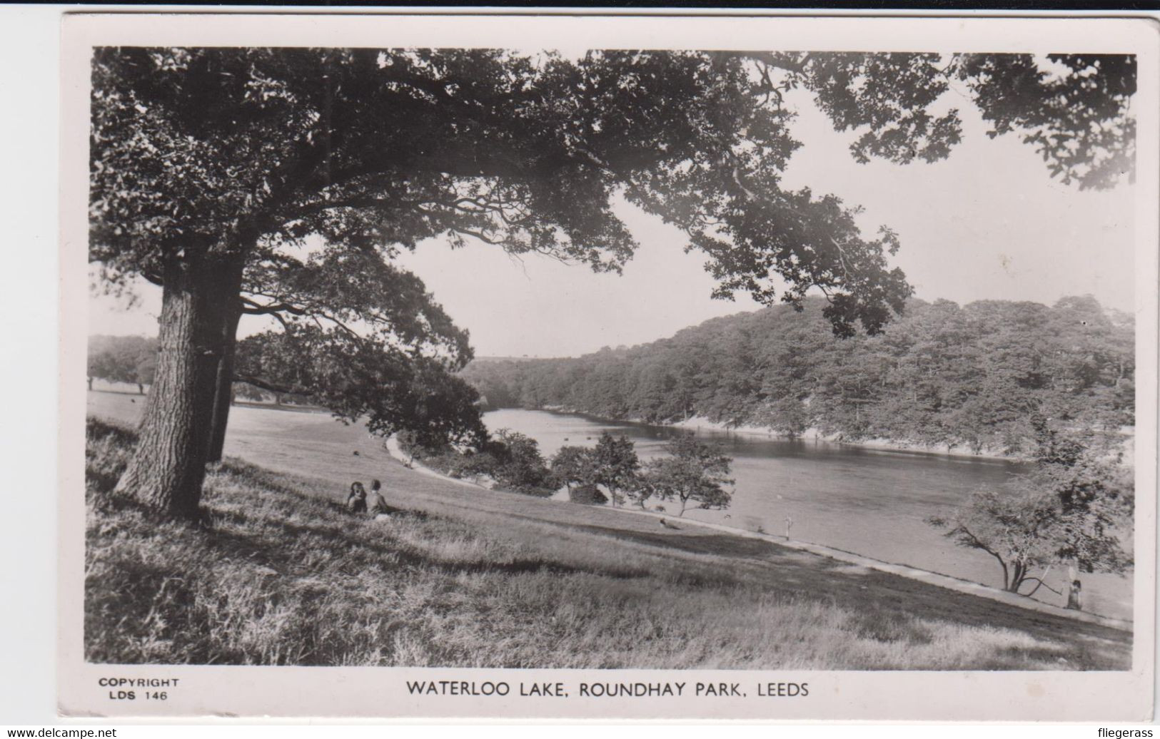 AK Waterloo Lake - Roundhay Park - Leeds - 1952 - RAR!!! - Leeds