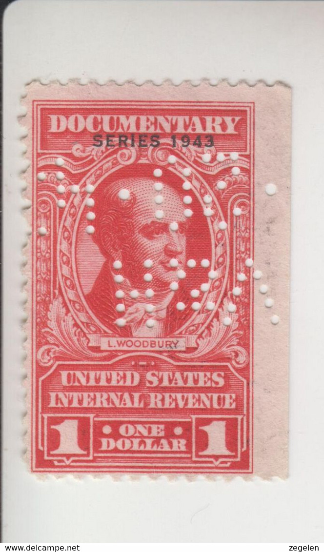 Verenigde Staten Scott Cataloog Fiskale Zegel(Revenue) Jaar 1943 RA373 - Revenues