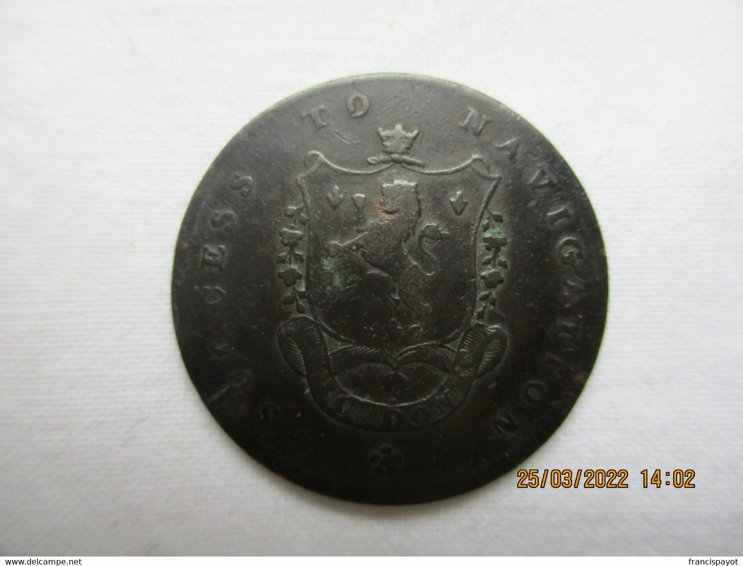 Token Manchester 1/2 Penny 1793 (rare) - Professionali/Di Società