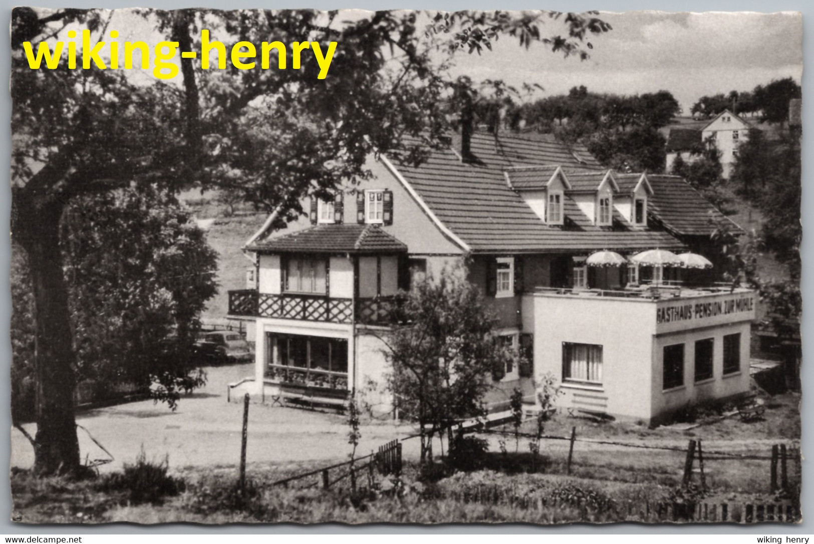 Brombachtal Langenbrombach - S/w Gasthaus Pension Zur Mühle 1   Langen Brombach Im Odenwald - Odenwald