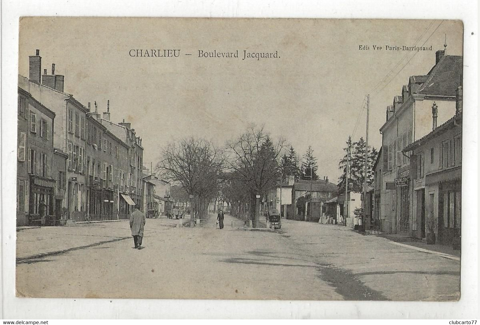 Charlieu (42) :  Le Boulevard Jacquard En 1910 (animé) PF. - Charlieu