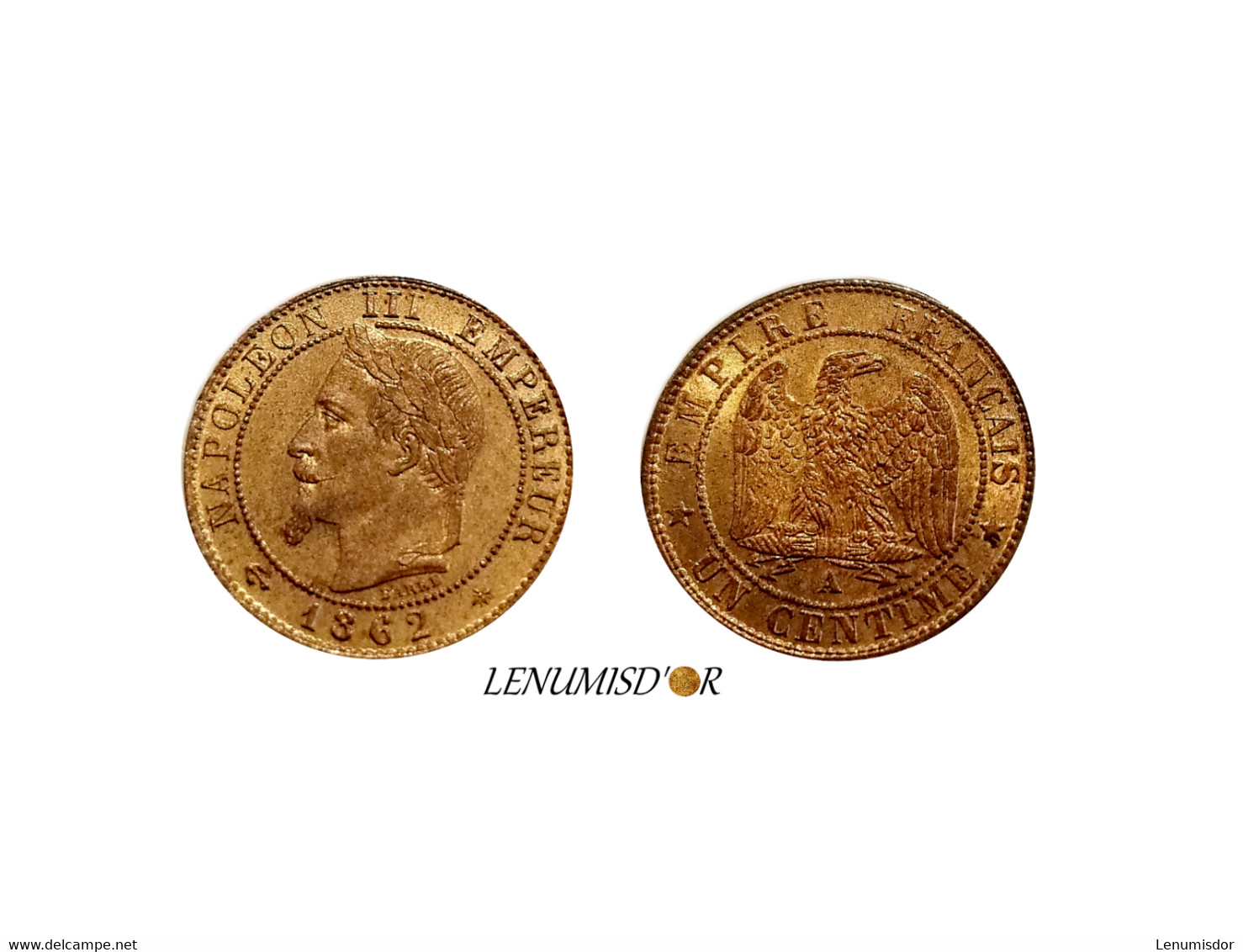 NAPOLÉON III 1 Centimes 1862 A Paris - 1 Centime