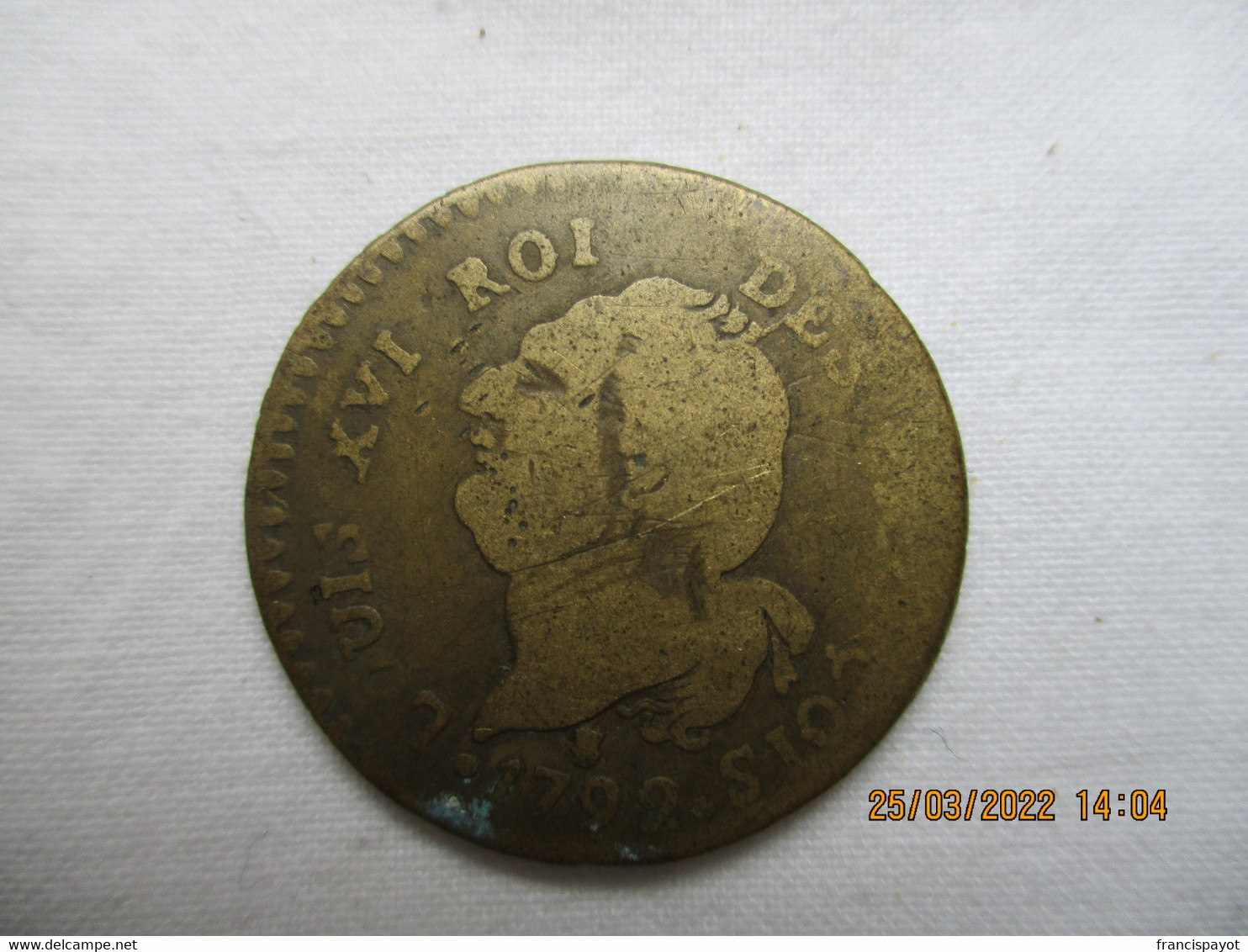 France: 30 Sols 1792 - Monétaires / De Nécessité